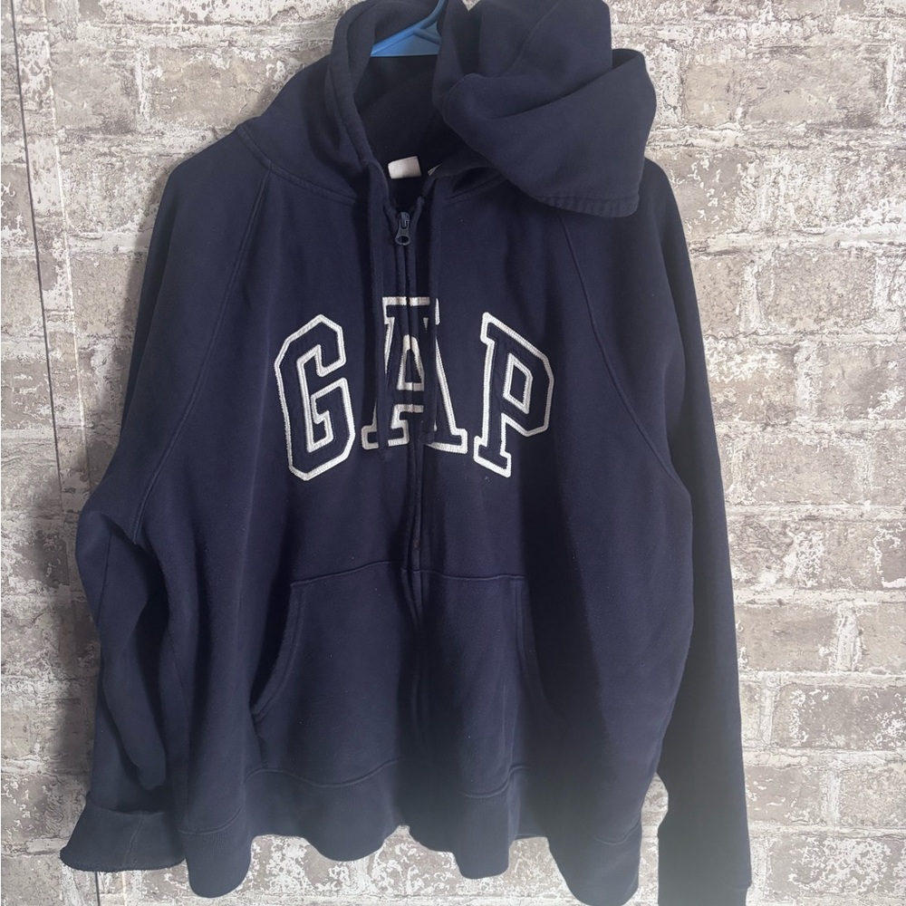 GAP Dark Blue Zip-Up Hoodie